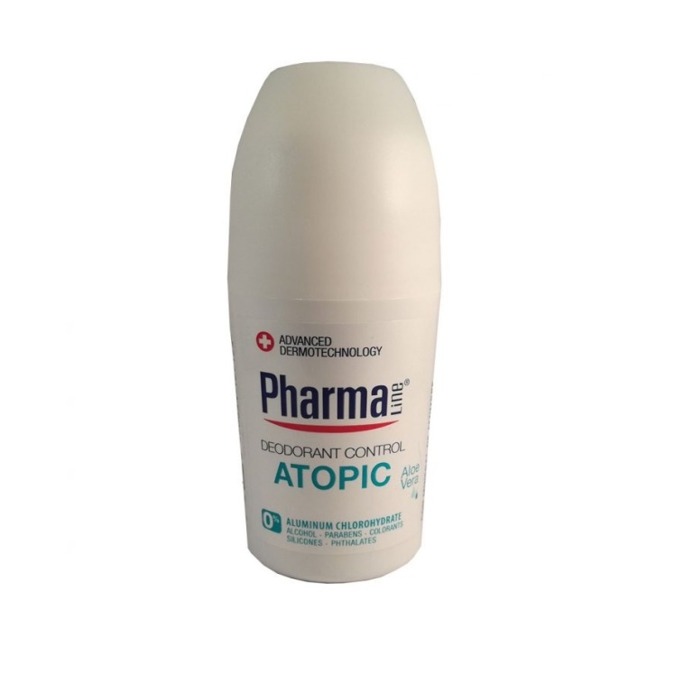 مام رول دئودورانت پوست خشک فارمالاین حجم 50 میلی لیتر - PharmaLine Atopic Deodorant roll
