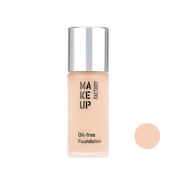  کرم پودر بدون چربی میکاپ فکتوری شماره 01 (رزی عاجی مات) - MAKE UP FACTORY OIL-FREE FOUNDATION 01 (ROSY IVORY) 