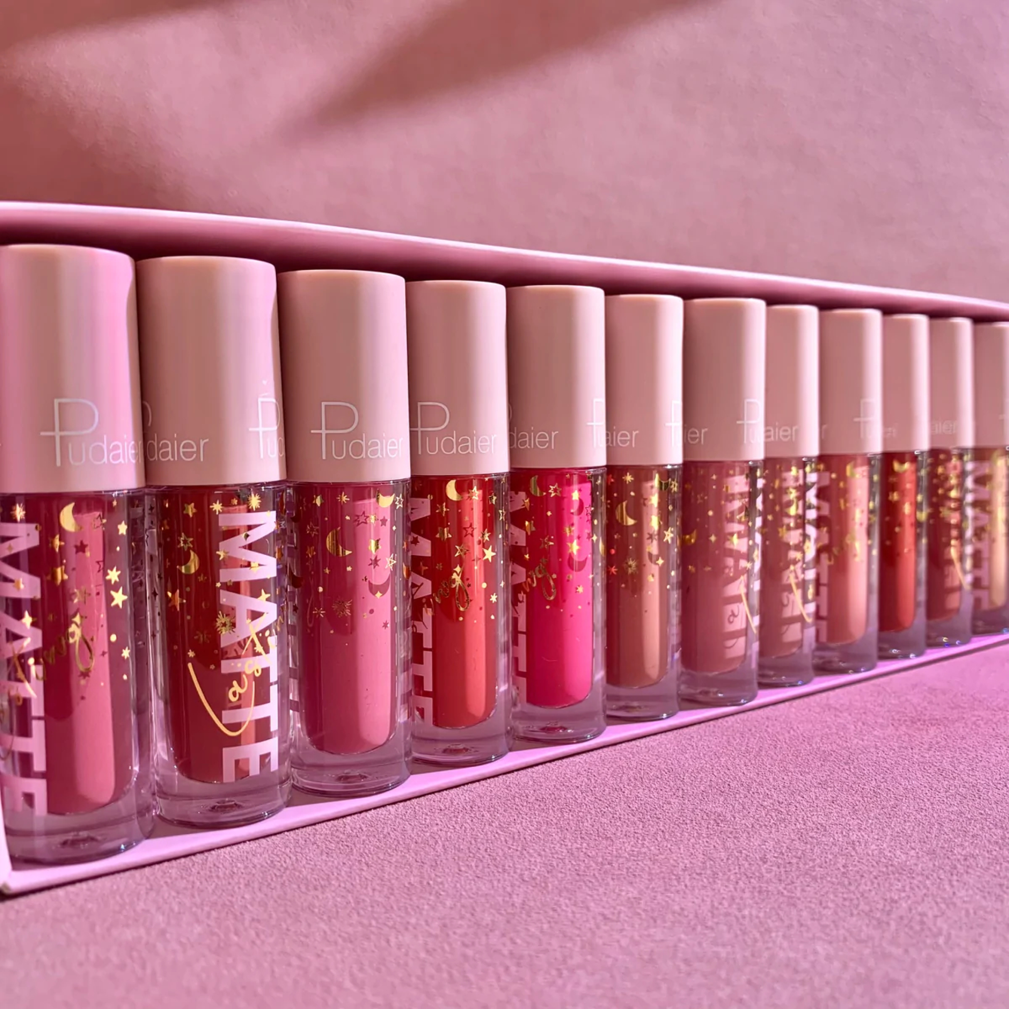  رژ مایع مات ماندگار پودایر شماره 2 - Pudaier matte lip fluid 