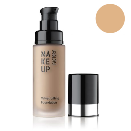 کرم پودر مخملی ضد چروک (ولوت لیفتینگ) میکاپ فکتوری شماره 30 (کاراملی) - MAKE UP FACTORY VELVET LIFTING FOUNDATION 30 (CA