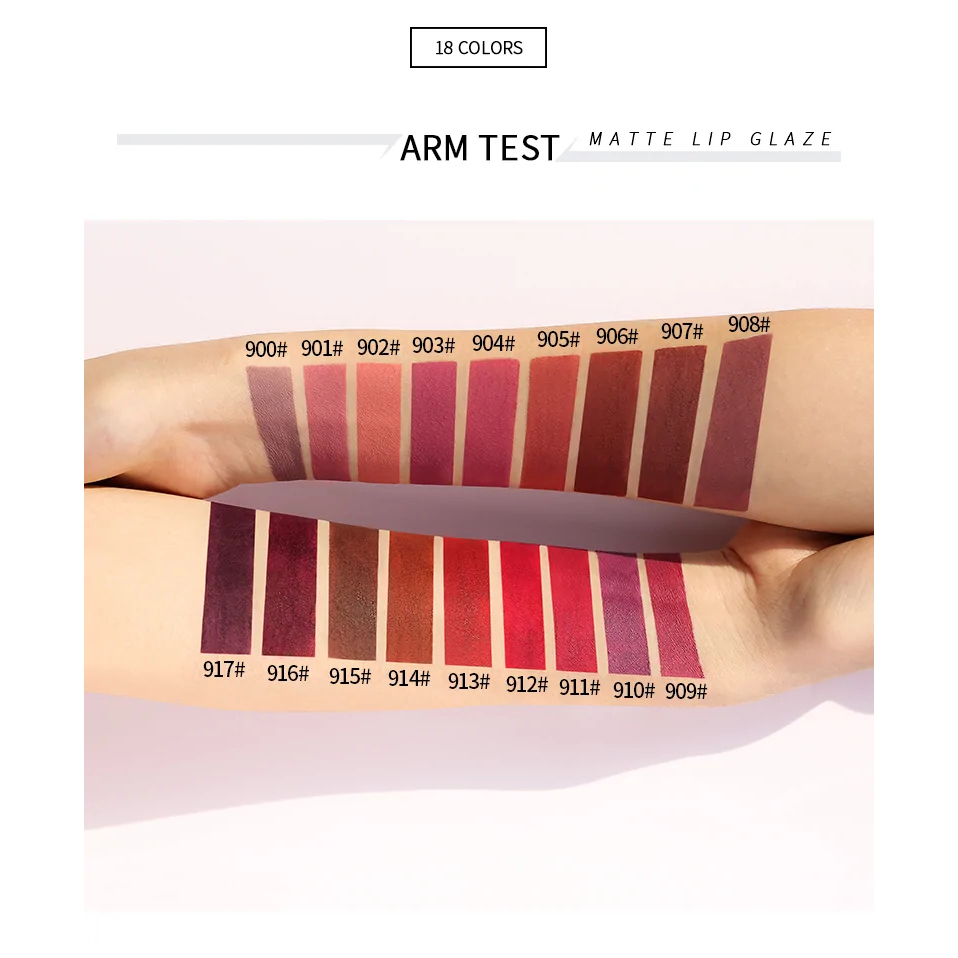  رژ لب مایع مات فوق ماندگار کپسولی پودایر شماره 900 - Pudaier matte liquid pills lipstick 