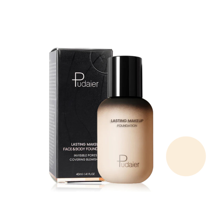 کرم پودر صورت و بدن پودایر شماره 0WF حجم 40 میلی لیتر - PUDAIER FACE & BODY FOUNDATION