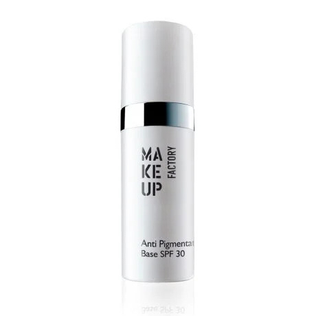  پرایمر پایه آرایش ضد چروک و لک و رنگدانه (زیرساز و تثبیت کننده+ضدآفتاب) SPF30 میکاپ فکتوری - MAKE UP FACTORY ANTI PIGMEN 