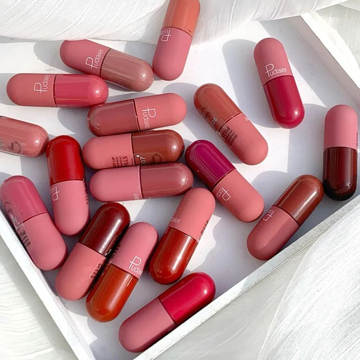  رژ لب مایع مات فوق ماندگار کپسولی پودایر شماره 900 - Pudaier matte liquid pills lipstick 