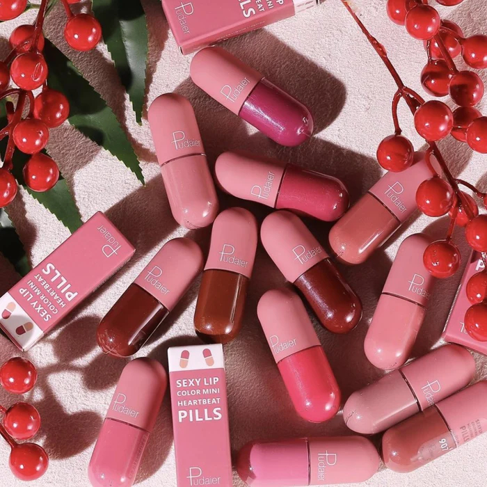  رژ لب مایع مات فوق ماندگار کپسولی پودایر شماره 900 - Pudaier matte liquid pills lipstick 