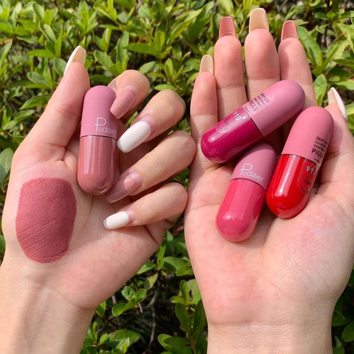  رژ لب مایع مات فوق ماندگار کپسولی پودایر شماره 900 - Pudaier matte liquid pills lipstick 