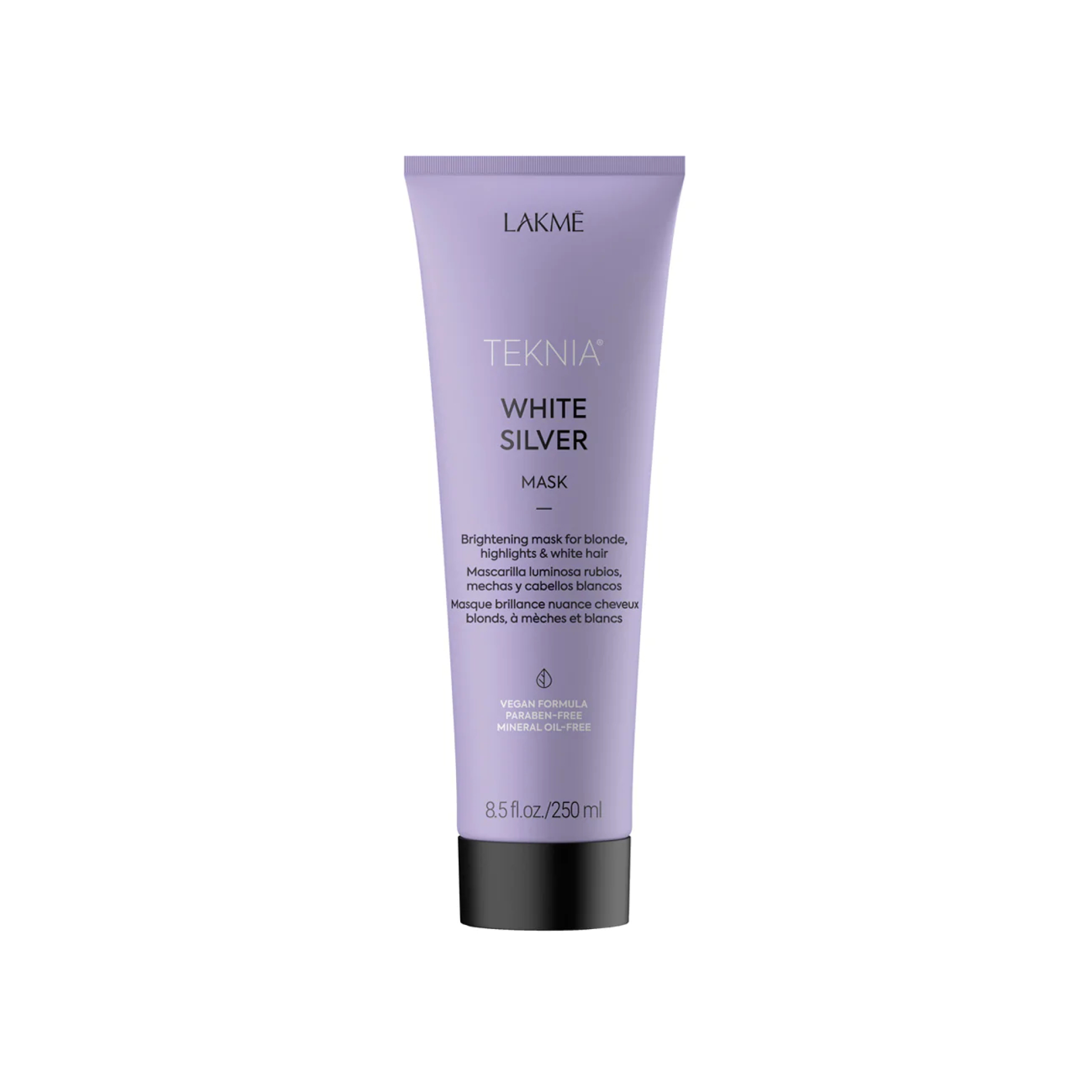  ماسک مو ضد زردی موهای دکلره و هایلایت تکنیا لاکمه حجم 250 میلی لیتر - Lakme TEKNIA White Silver MASK 