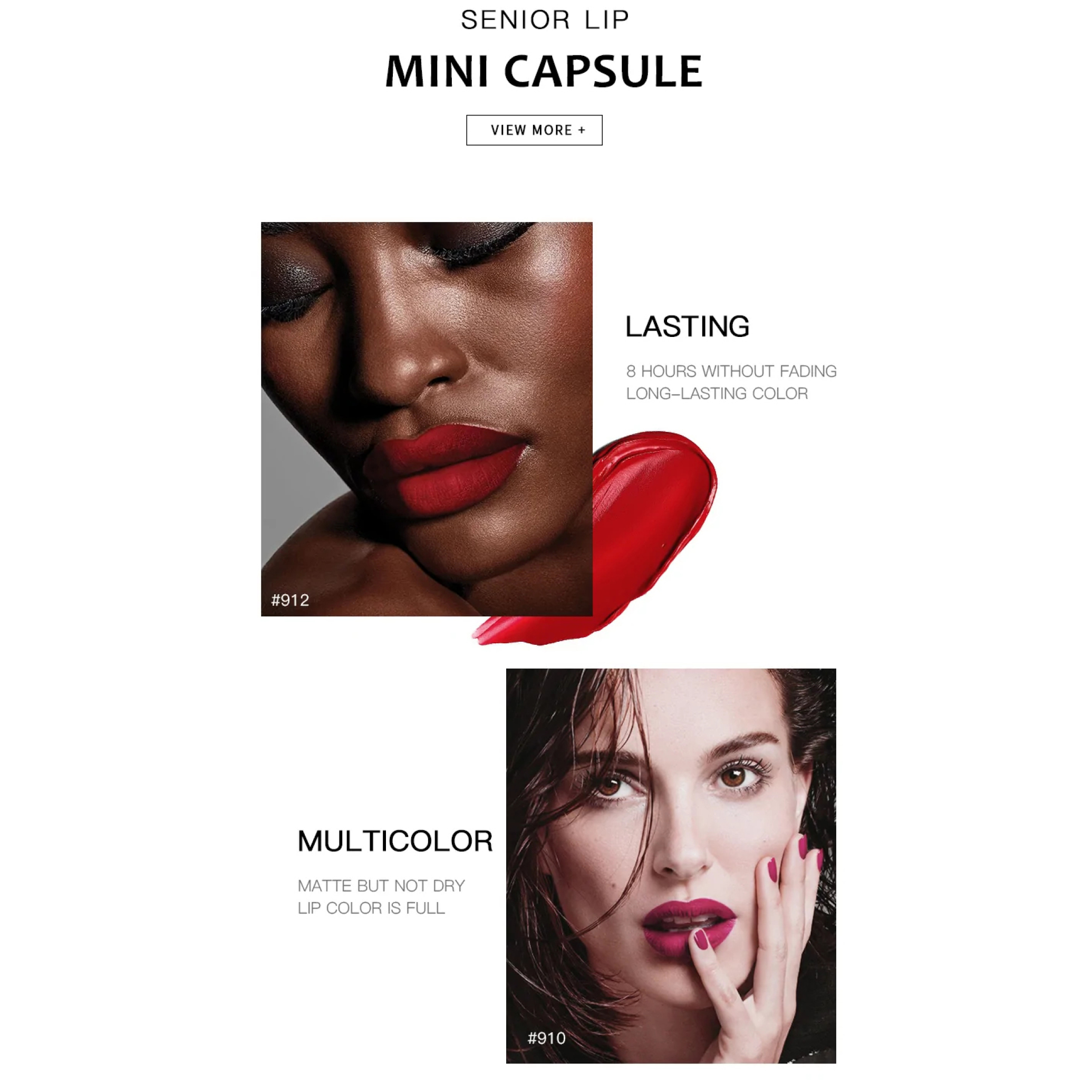  رژ لب مایع مات فوق ماندگار کپسولی پودایر شماره 900 - Pudaier matte liquid pills lipstick 
