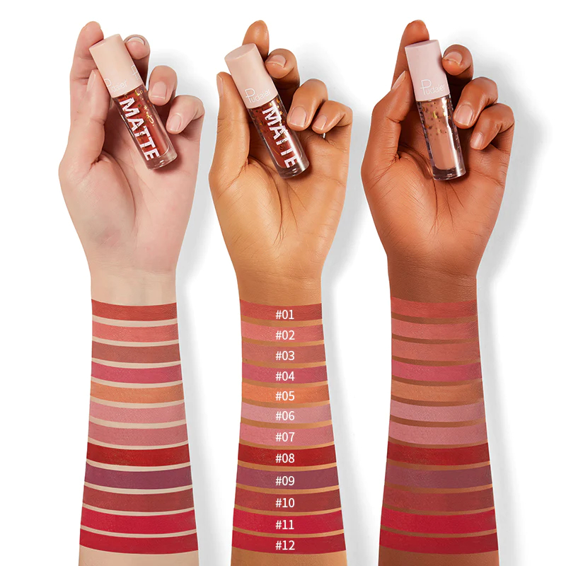  رژ مایع مات ماندگار پودایر شماره 2 - Pudaier matte lip fluid 