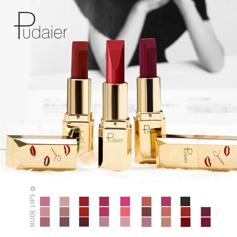 رژ لب جامد ماندگار ولوت پودایر شماره 7 - Pudaier velvet lip stick 