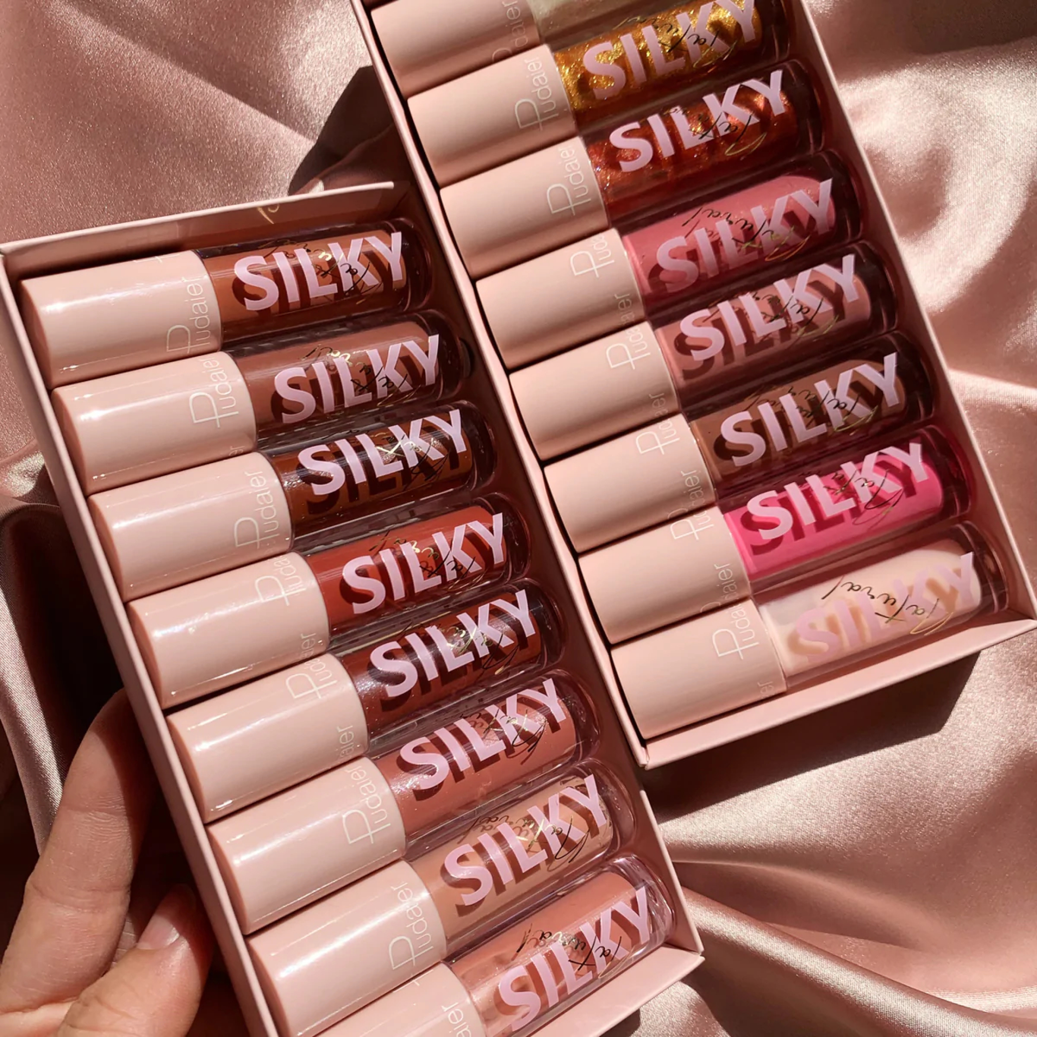  رژ لب براق (برق لب) پودایر شماره 1 - Pudaier silky lip gloss 1 