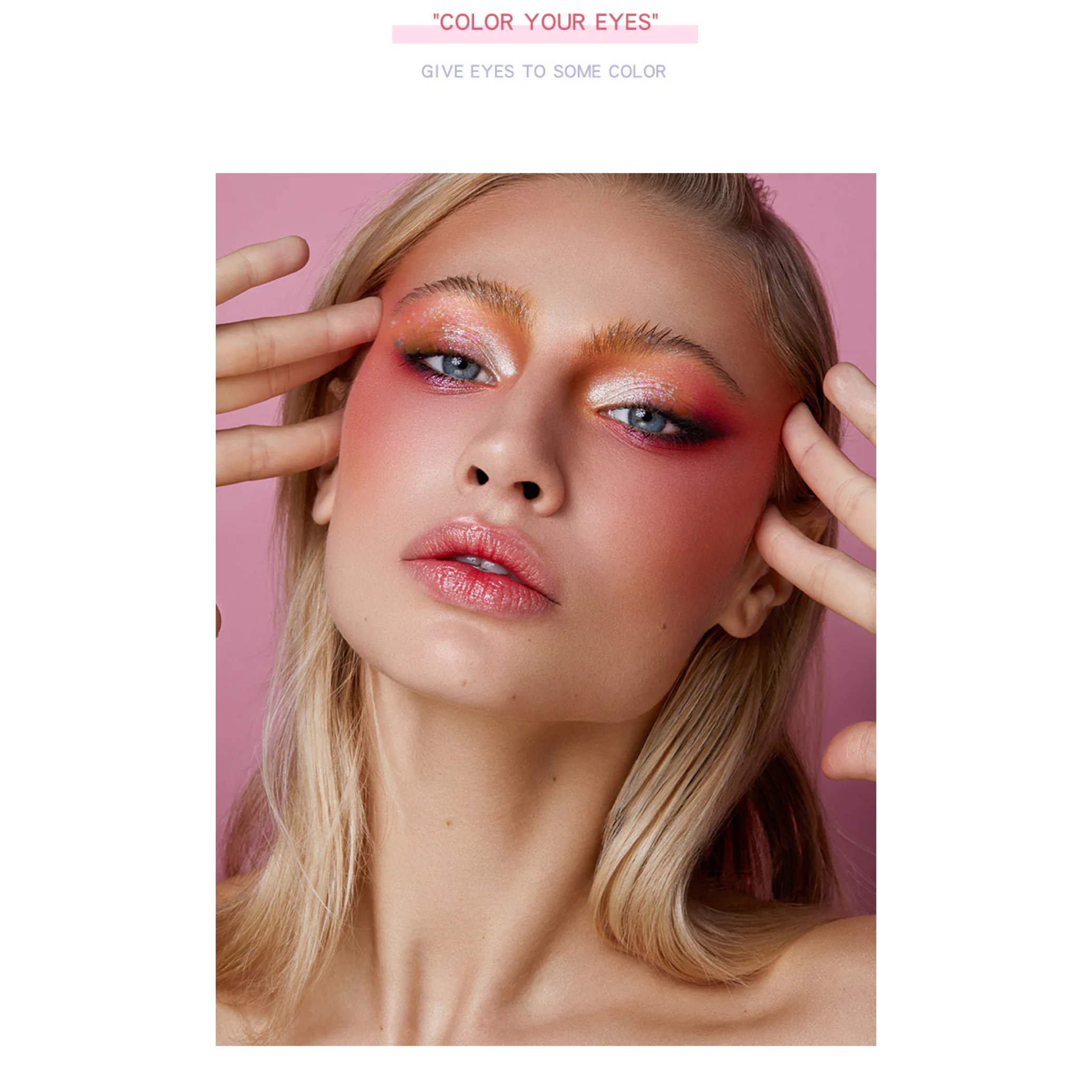  پالت سایه چشم 28 رنگ پودایر مدل FEATHER KINGDOM 