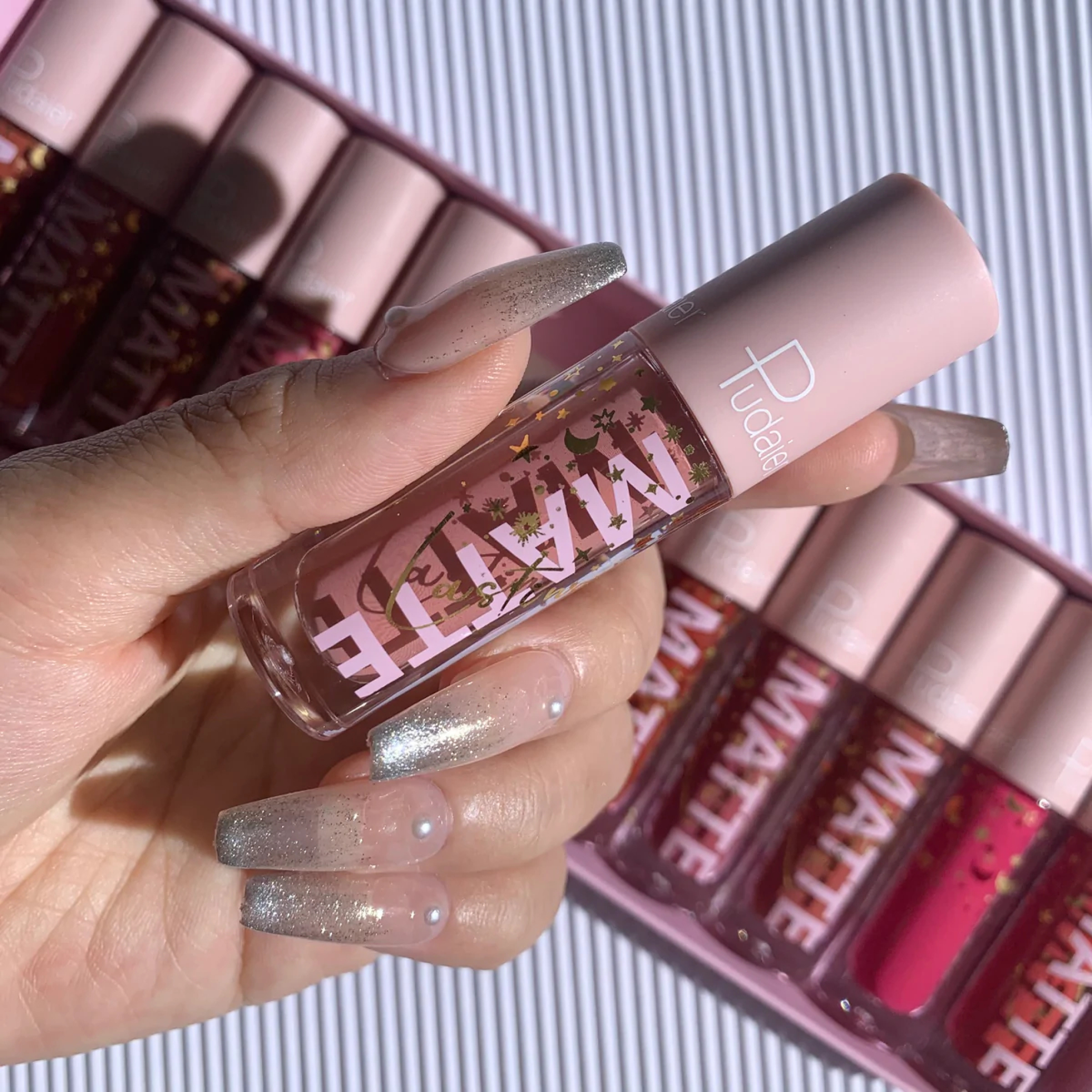  رژ مایع مات ماندگار پودایر شماره 2 - Pudaier matte lip fluid 