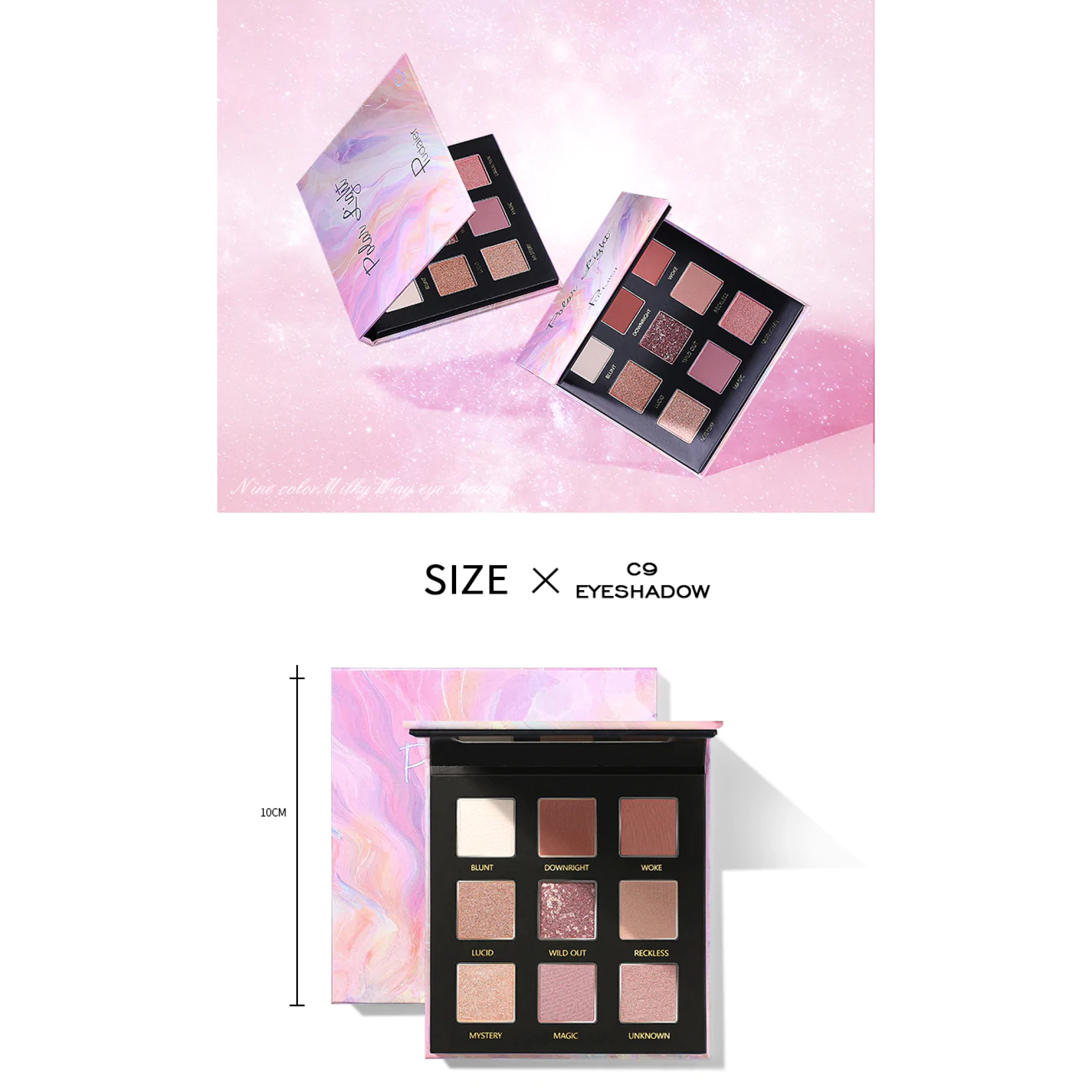 پالت سایه چشم 9 رنگ پودایر مدل Polar light