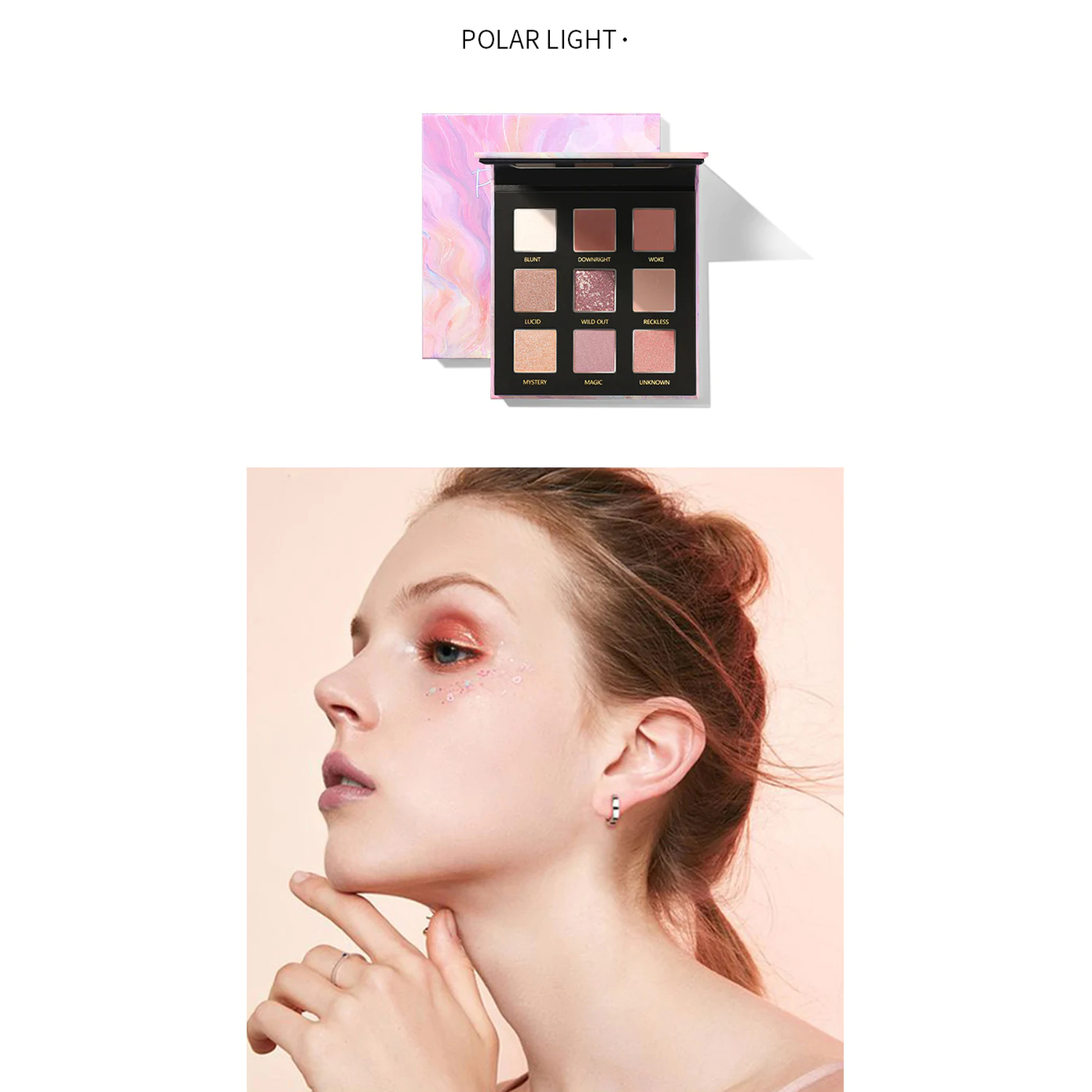 پالت سایه چشم 9 رنگ پودایر مدل Polar light