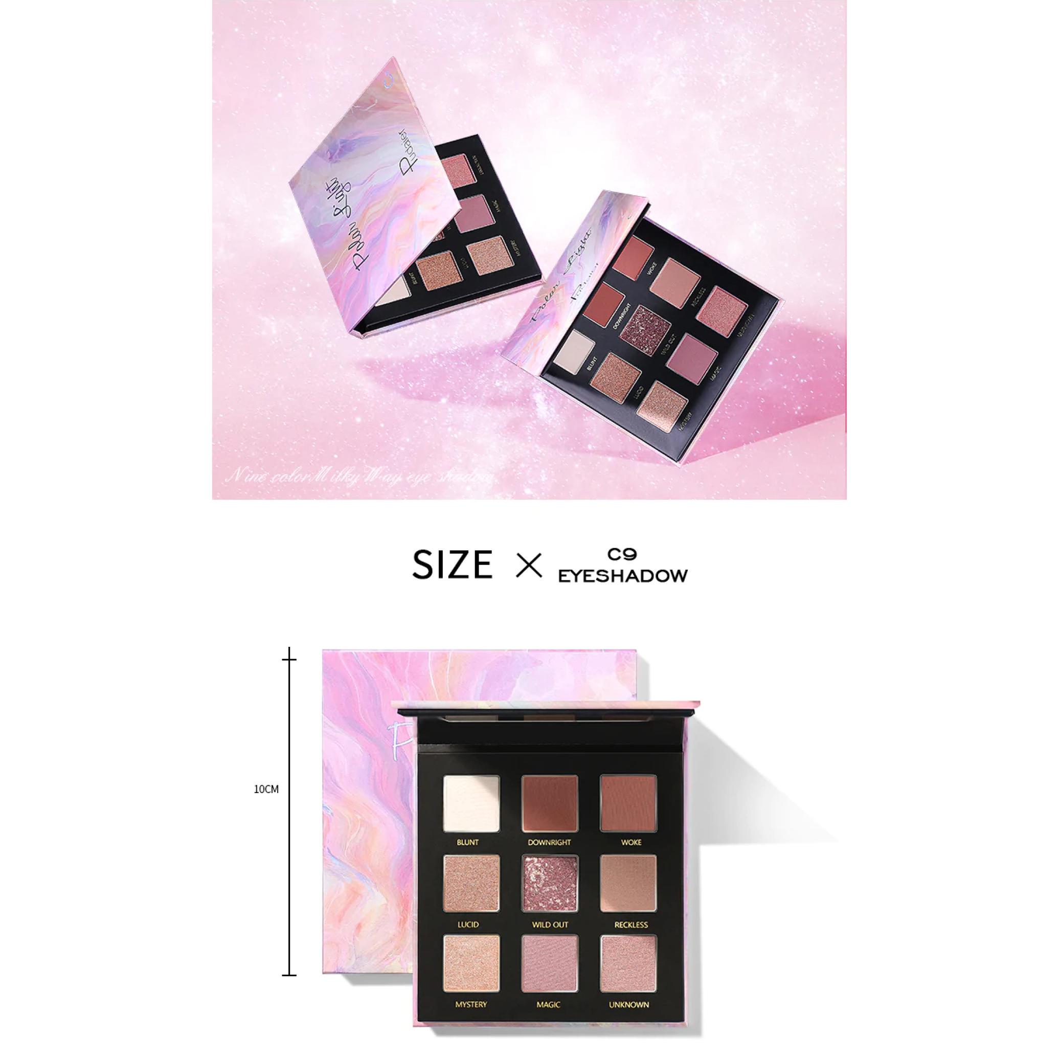 پالت سایه چشم 9 رنگ پودایر مدل Rock Stratum