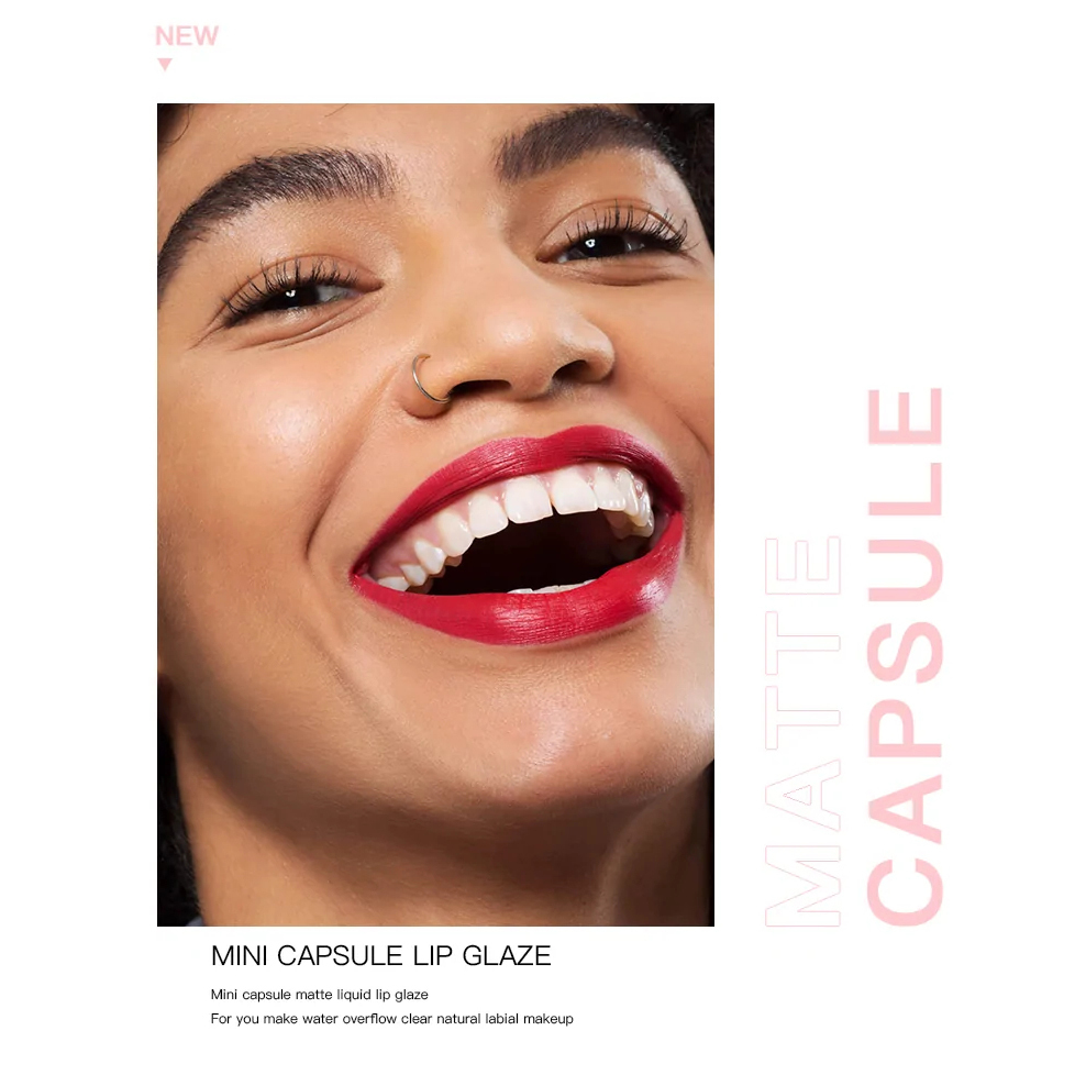  رژ لب مایع مات فوق ماندگار کپسولی پودایر شماره 900 - Pudaier matte liquid pills lipstick 
