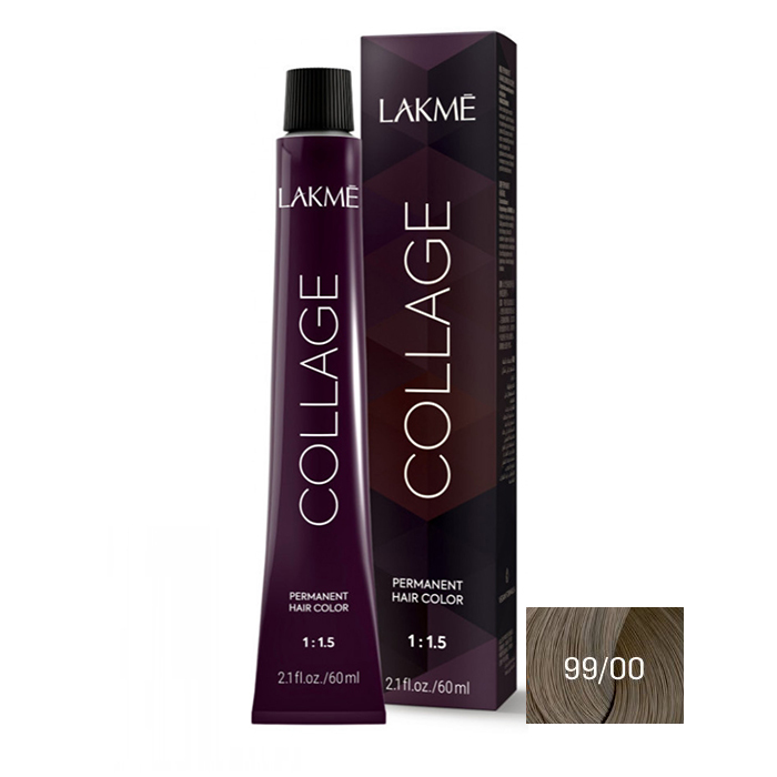  رنگ مو لاکمه سری کلاژ شماره 99/00 ( بلوند خیلی روشن قوی ) - Lakme Collage Hair Color 